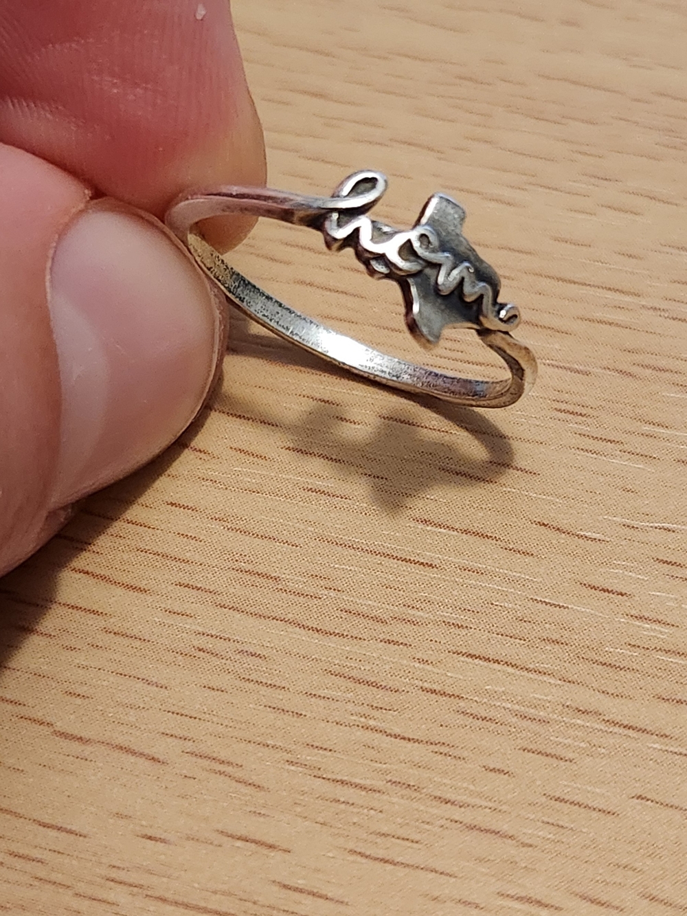 Retired James Avery Texas Is Home Silver Ring Size 7.5